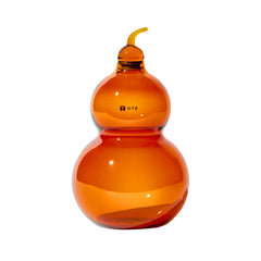1500 ml OTE Pichet à cold brew en verre en forme de gourde, carafe d’eau en verre borosilicate sans plomb, bouteille transparente soufflée à la main pour thé, vin, vase à fleurs, déco de table style chinois, 3 couleurs disponibles