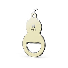OTE Décapsuleur magnétique en forme de gourde pour réfrigérateur, finition émaillée, aimant et décapsuleur 2-en-1, durable anti-rayures, idéal pour bar à domicile, cuisine et camping-car, cadeau pour amateurs de bière, homme, mari, père