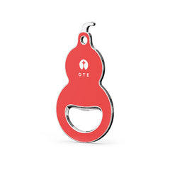 OTE Décapsuleur magnétique en forme de gourde pour réfrigérateur, finition émaillée, aimant et décapsuleur 2-en-1, durable anti-rayures, idéal pour bar à domicile, cuisine et camping-car, cadeau pour amateurs de bière, homme, mari, père