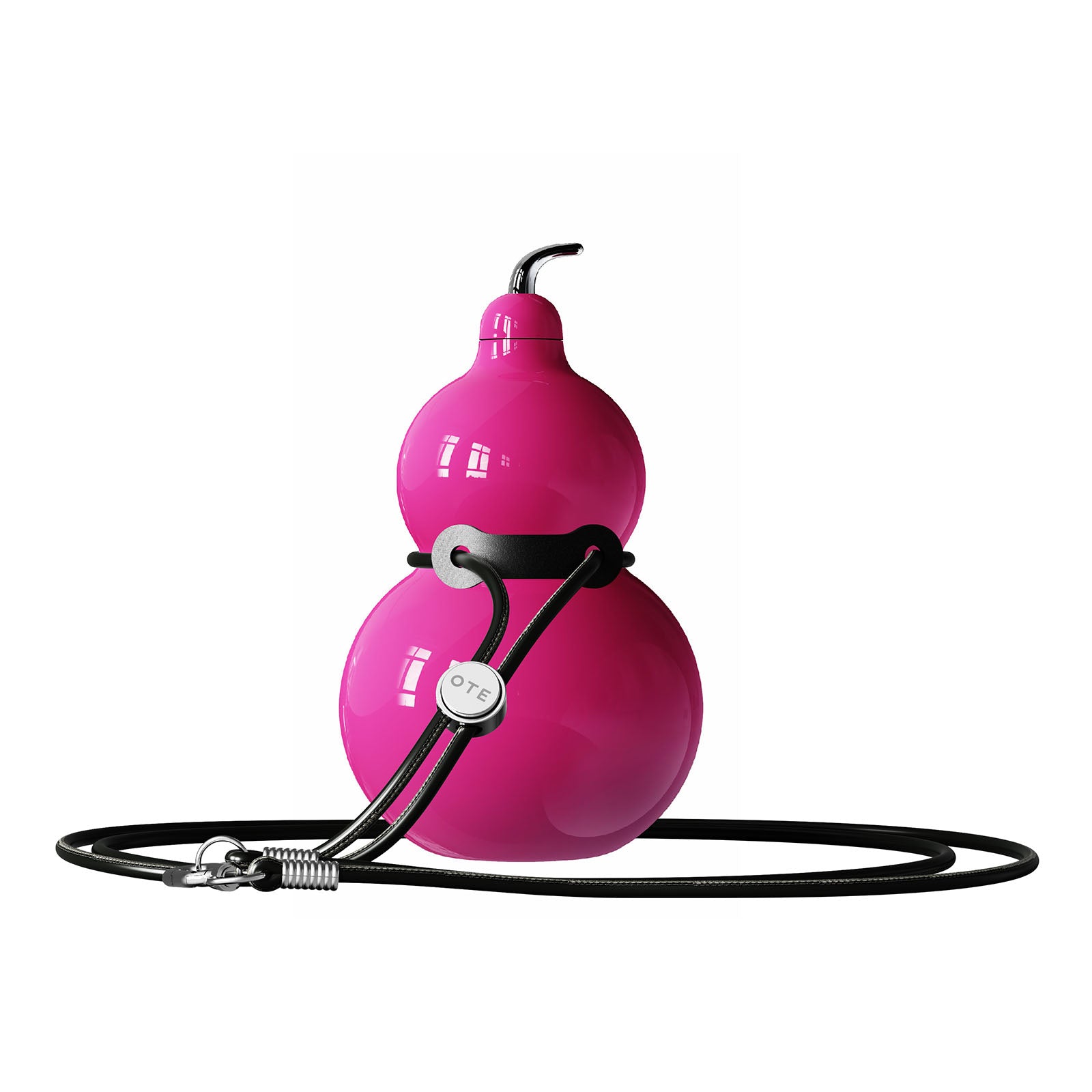 Bouteille d'eau en acier inoxydable OTE, bouteille d'eau en métal avec bandoulière, bouteille d'eau de sport portable et durable pour salle de sport, voyage et usage quotidien, 300 ml
