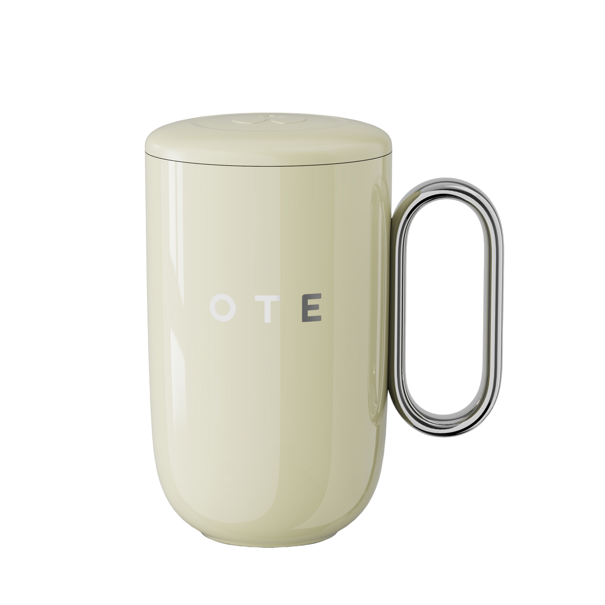 Tasse à café OTE avec poignée, 12 oz/8 oz (350/220 ml) , tasse de voyage isotherme en acier inoxydable, tasse à café réutilisable à double paroi
