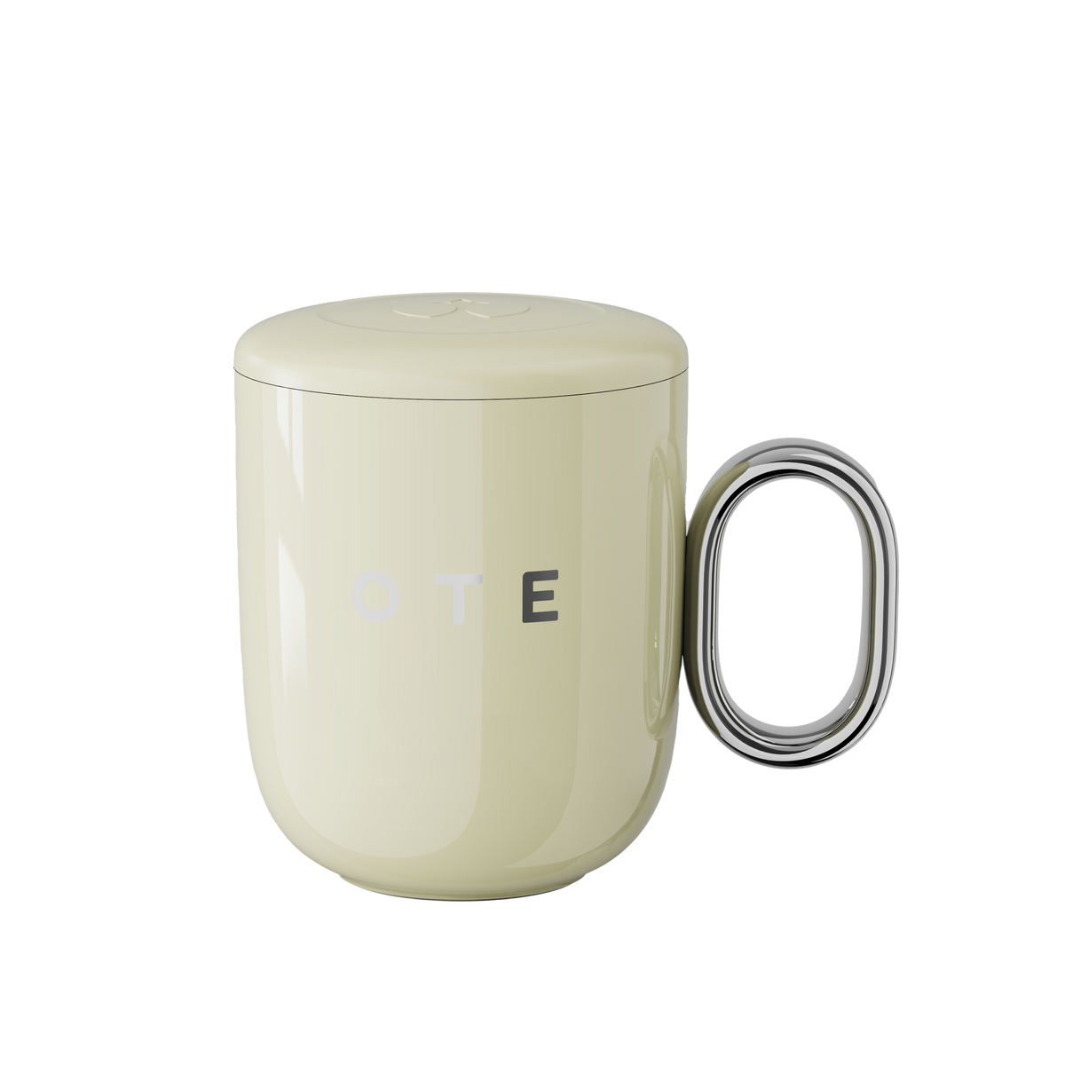 Tasse à café OTE avec poignée, 12 oz/8 oz (350/220 ml) , tasse de voyage isotherme en acier inoxydable, tasse à café réutilisable à double paroi